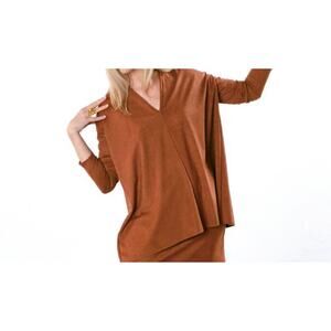 Bryn Walker Berry Faux Suede Baxter Tunic Sz M